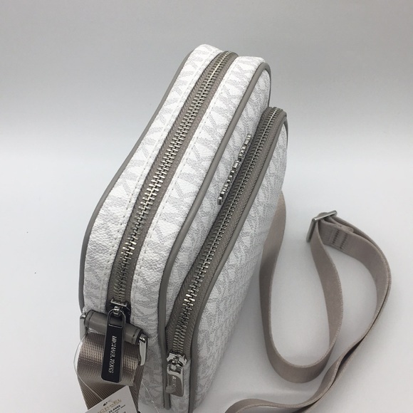 MICHAEL KORS MD FLIGHT CROSSBODY Bag BRIGHT White - Picture 7 of 8